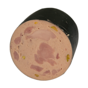 Roulade de jambon pistachée
