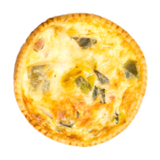 Quiche jambon poireau