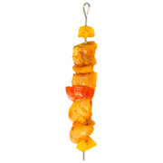 Brochette de poulet à l'indienne