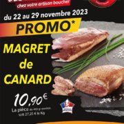 Promo Magret de canard - du 22 au 29 Novembre 2023